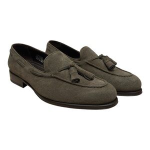 Suitsupply Suede Leather Tassel Penny Loafers Size US 8 UK 7 EU 41
